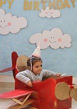 בואו נמריא אל על: יום הולדת בסימן מטוסים
